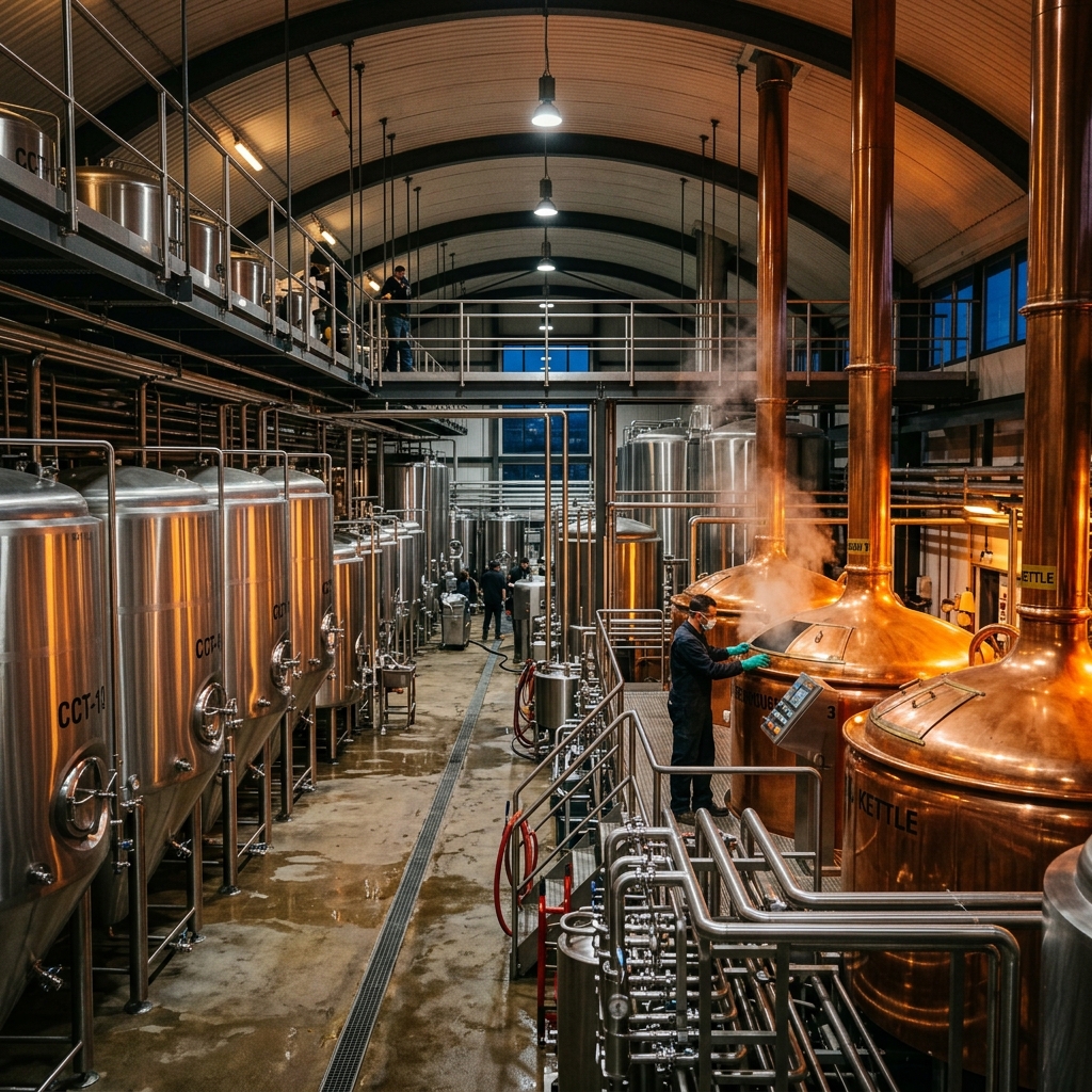 Industrial sorghum brewery equipment