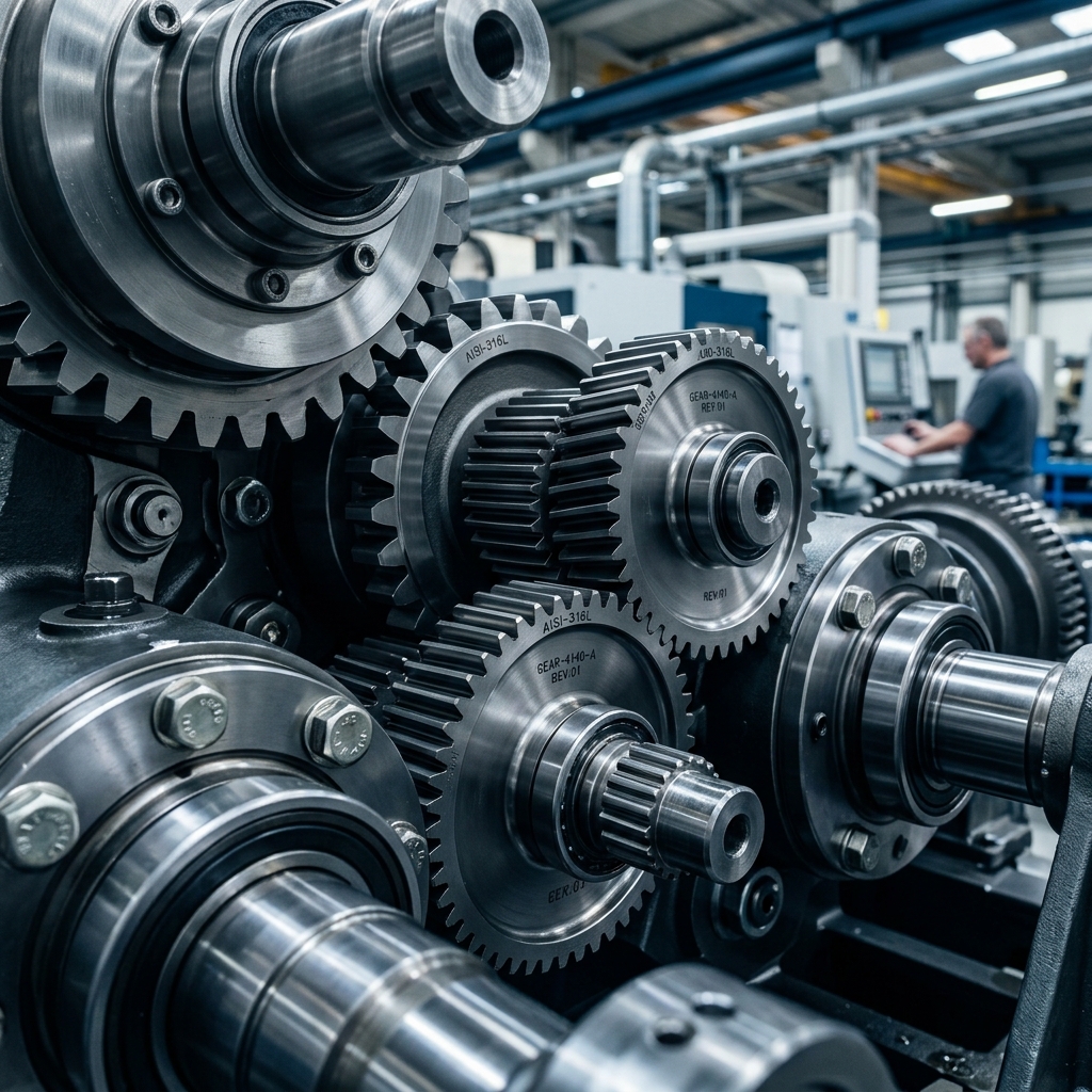 Precision industrial gears and machinery